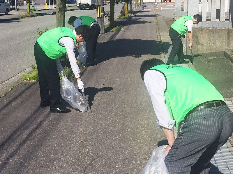 地域の清掃活動